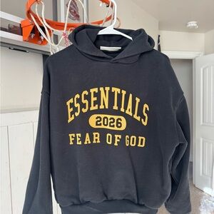 Fear of God Essentials Black Hoodie
